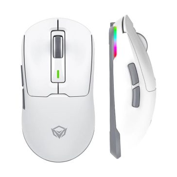 Meetion GW24 Vezetékes+2,4G+Bluetooth gamer egér fehér