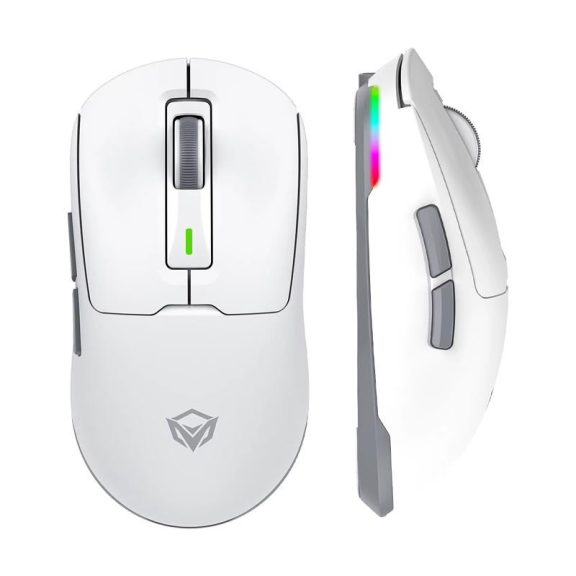 Meetion GW24 Vezetékes+2,4G+Bluetooth gamer egér fehér Meetion GW24 Vezetékes+2,4G+Bluetooth gamer egér fehér