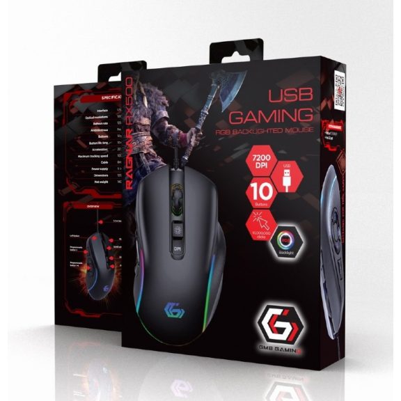 Gembird MUSG-RAGNAR-RX500 Gamer egér Gembird MUSG-RAGNAR-RX500 Gamer egér