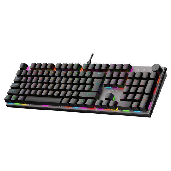 Meetion RGB Vezetékes mechanikus gamer billentyűzet MK009Pro (HU) Type-C