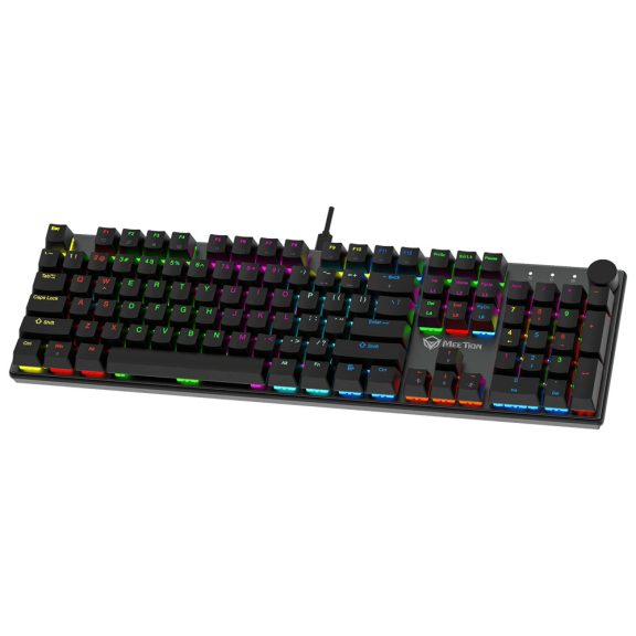 Meetion RGB Vezetékes mechanikus gamer billentyűzet MK009Pro (HU) Type-C