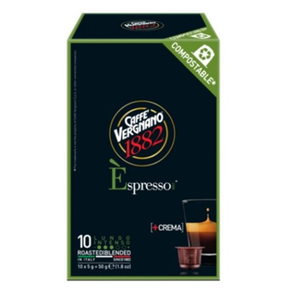 Kávékapszula CAFFÉ VERGNANO Nespresso Lungo 10 kapszula/doboz Kávékapszula CAFFÉ VERGNANO Nespresso Lungo 10 kapszula/doboz