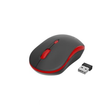 Gembird MUSW-4B-03-R Wireless optikai egér fekete/piros