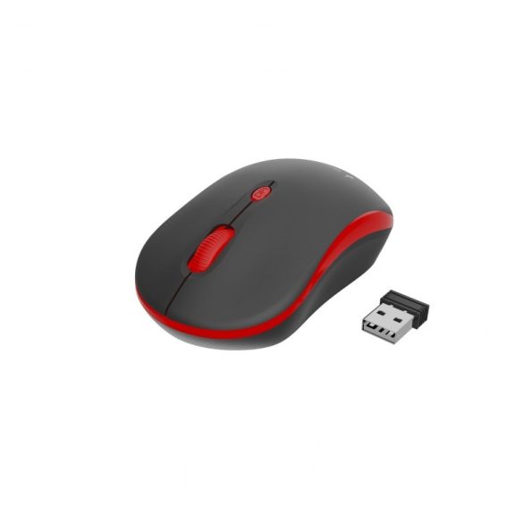 Gembird MUSW-4B-03-R Wireless optikai egér fekete/piros Gembird MUSW-4B-03-R Wireless optikai egér fekete/piros