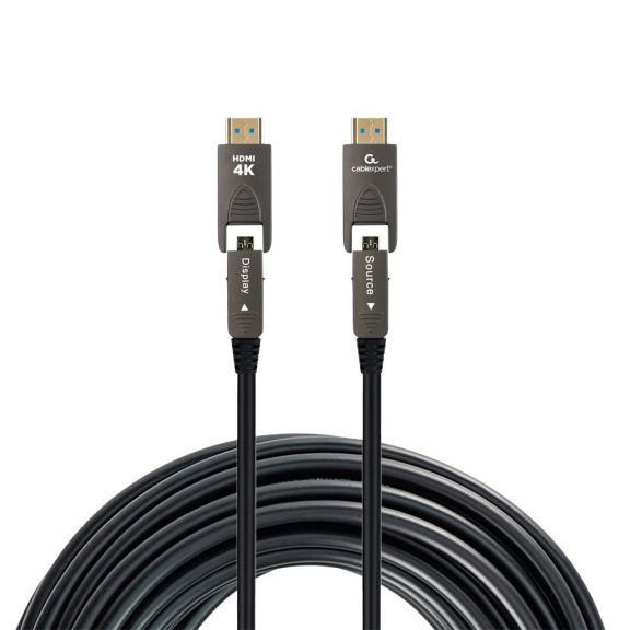 Gembird aktív optikai (AOC) HDMI kábel (apa-apa) 10 m (v2.0, 4k 60Hz) (CCAP-HDMIDD-AOC-10M) Gembird aktív optikai (AOC) HDMI kábel (apa-apa) 10 m (v2.0, 4k 60Hz) (CCAP-HDMIDD-AOC-10M)