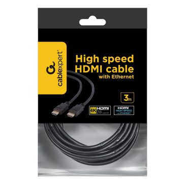   Gembird kábel Hdmi (APA-APA) 3m (v2.0, 19M/M, 3D) (CC-HDMI4-10)