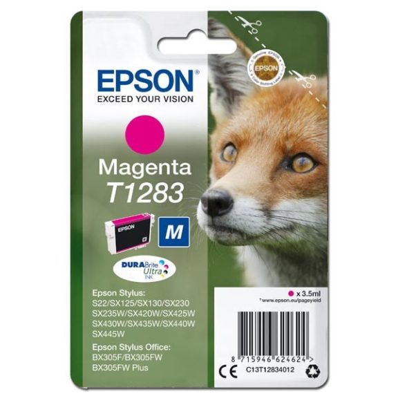 Epson tinta T1283 magenta (lejárt szavatosságú termék) Epson tinta T1283 magenta (lejárt szavatosságú termék)