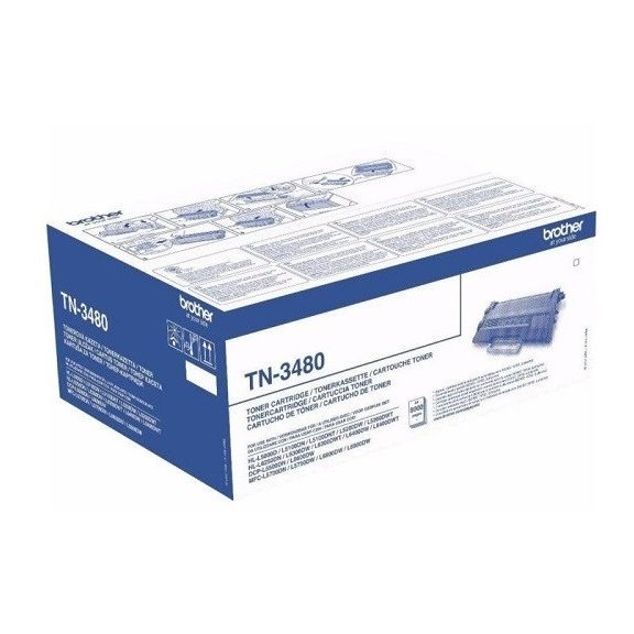 Brother toner TN3480 BK black 8k Brother toner TN3480 BK black 8k