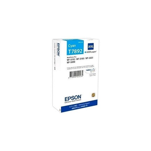 Epson tinta T7892 cyan, 4K Epson tinta T7892 cyan, 4K