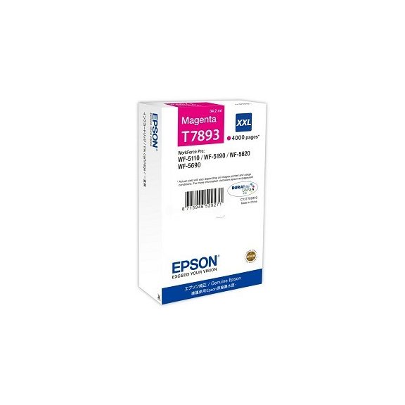 Epson tinta T7893 magenta, 4K Epson tinta T7893 magenta, 4K