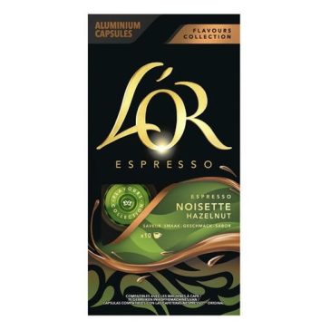   Kávékapszula L'OR Mogyorós Nespresso kompatibilis 10 kapszula/doboz
