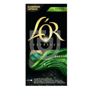   Kávékapszula L'OR Brasil Nespresso kompatibilis 10 kapszula/doboz