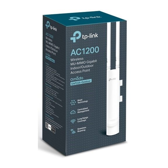Tp-Link Kültéri Access Point AC1200 MU-MIMO Gigabit vezeték nélküli EAP225-OUTDOOR Tp-Link Kültéri Access Point AC1200 MU-MIMO Gigabit vezeték nélküli EAP225-OUTDOOR