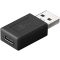 Goobay USB-A (apa) - USB-C (anya) adapter, fekete