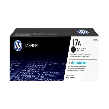 Hp toner CF217A (17A) black 1,6k
