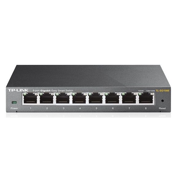 Tp-Link Switch Gigabit Easy Smart, 8 Port (TL-SG108E) Tp-Link Switch Gigabit Easy Smart, 8 Port (TL-SG108E)