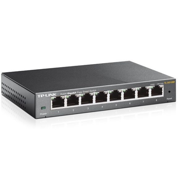 Tp-Link Switch Gigabit Easy Smart, 8 Port (TL-SG108E) Tp-Link Switch Gigabit Easy Smart, 8 Port (TL-SG108E)