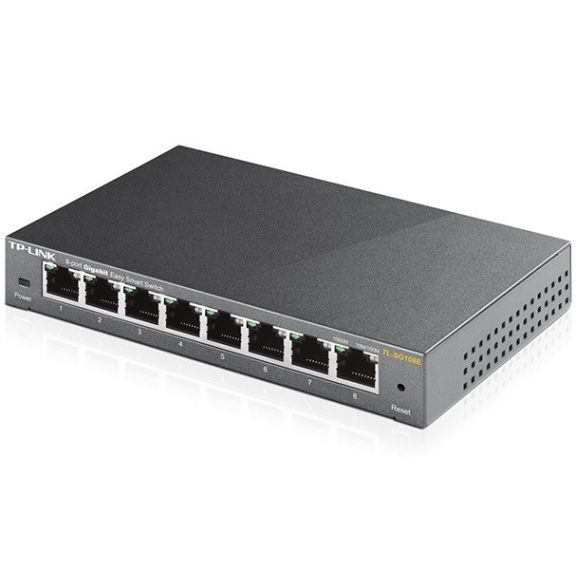 Tp-Link Switch Gigabit Easy Smart, 8 Port (TL-SG108E) Tp-Link Switch Gigabit Easy Smart, 8 Port (TL-SG108E)