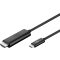 Goobay USB-C (apa) - HDMI (apa) kábel, 1,8 m (4k 60Hz)