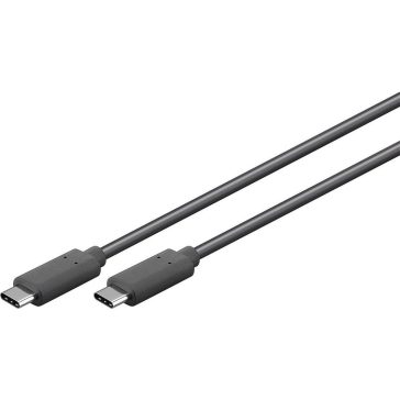   Goobay USB-C 3.2 Gen 1 adat- és gyorstöltő kábel, 1m, fekete