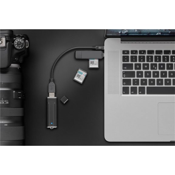 Goobay USB-C (apa) - USB 3.0 (anya) adapter, 20 cm, fekete Goobay USB-C (apa) - USB 3.0 (anya) adapter, 20 cm, fekete