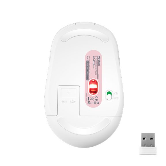 Meetion wireless egér MT-R570 pink Meetion wireless egér MT-R570 pink