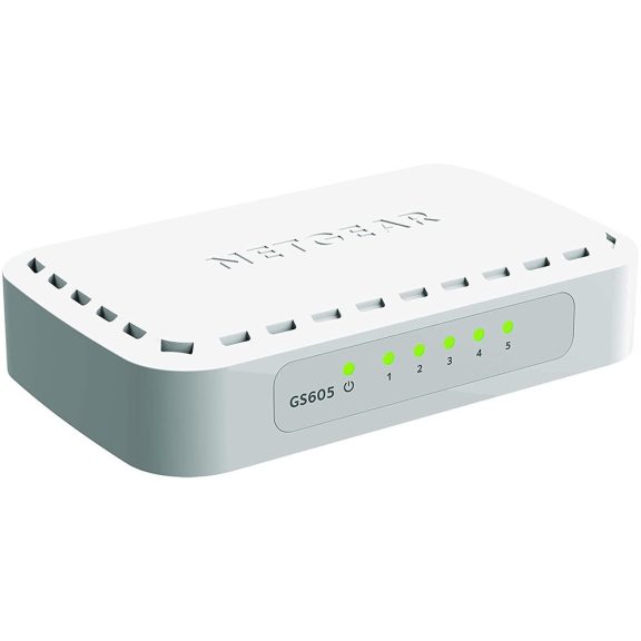 Netgear GS605-400PES Gigabit Switch 5 port Netgear GS605-400PES Gigabit Switch 5 port