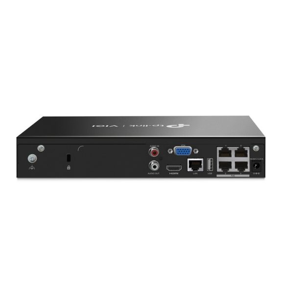 Tp-Link VIGI NVR1004H-4P 4 csatornás PoE+ hálózati videórögzítő