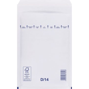   Légpárnás boríték No14/W4 szilikonos fehér 180 x 265 mm 100 gr