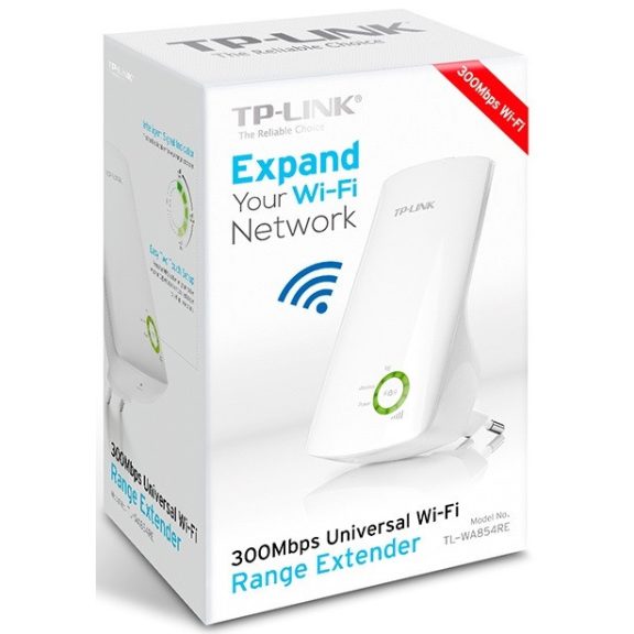 Tp-Link Általános Wifi Lefedettség Növelő/Jeltovábbító TL-WA854RE Range Extender 300MBS Tp-Link Általános Wifi Lefedettség Növelő/Jeltovábbító TL-WA854RE Range Extender 300MBS