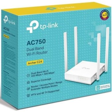 Tp-Link Archer C24 router AC-750 Archer Dual Band