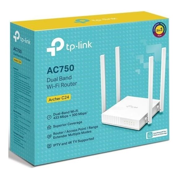 Tp-Link Archer C24 router AC-750 Archer Dual Band Tp-Link Archer C24 router AC-750 Archer Dual Band