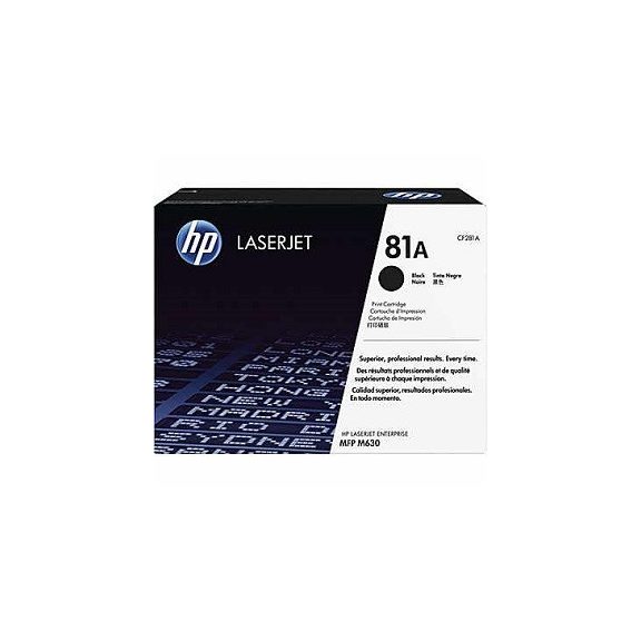 Hp toner CF281A (81A) black 10,5k Hp toner CF281A (81A) black 10,5k