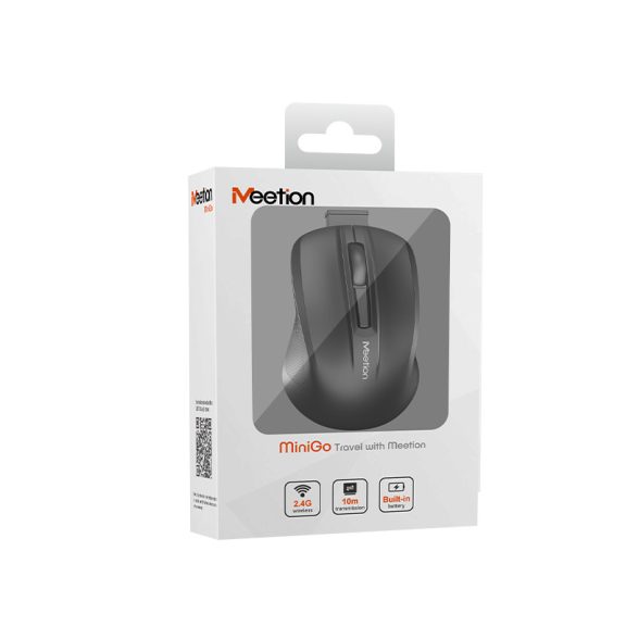 Meetion wireless egér MiniGo 2.4 Ghz wireless egér fekete Meetion wireless egér MiniGo 2.4 Ghz wireless egér fekete