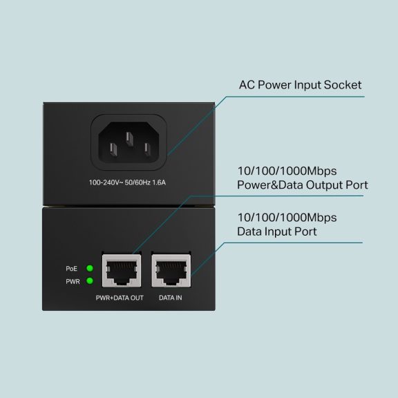 Tp-Link TL-POE170S POE Injektor 60W Tp-Link TL-POE170S POE Injektor 60W