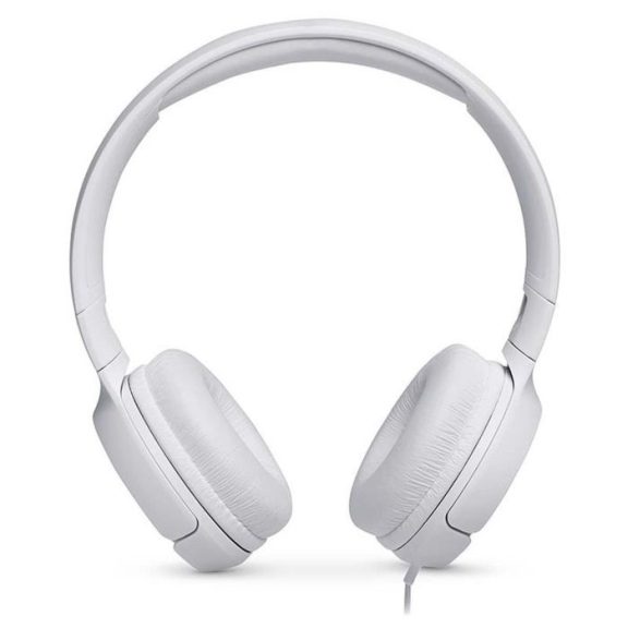 JBL Tune 500 fülre helyezhető fejhallgató, fehér, EU