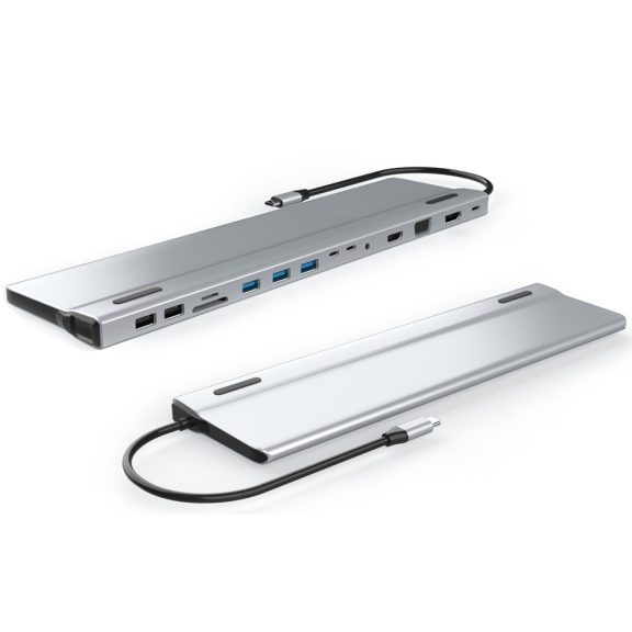 VCOM kábel átalakító USB Type-C apa - 3*USB3.0+2*USB2.0+VGA+3.5MM Jack+HDMI+DP+2*USB-C (CU4703) VCOM kábel átalakító USB Type-C apa - 3*USB3.0+2*USB2.0+VGA+3.5MM Jack+HDMI+DP+2*USB-C (CU4703)