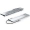 VCOM kábel átalakító USB Type-C apa - 3*USB3.0+2*USB2.0+VGA+3.5MM Jack+HDMI+DP+2*USB-C (CU4703)