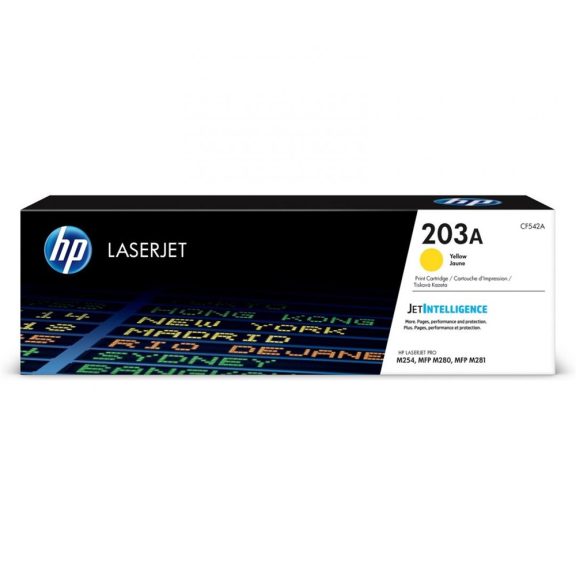 Hp toner CF542A (203A) yellow 1,4K Hp toner CF542A (203A) yellow 1,4K