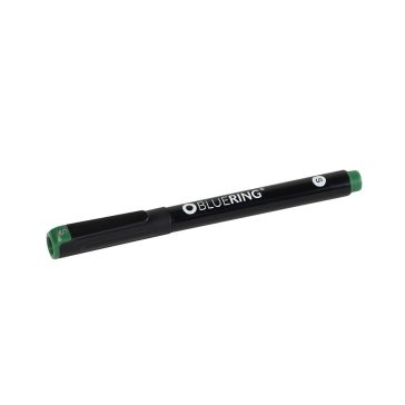 Marker tűfilc alkoholos 0,4mm, OHP Bluering® S zöld