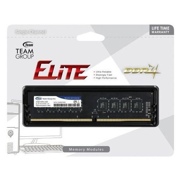 Ram DDR4 Team Group Elite 4GB/2400 MHz Ram DDR4 Team Group Elite 4GB/2400 MHz